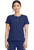 Healing Hands 360 Women's Crew Neck Scrub Top - Navy