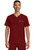 Healing Hands 360 Men's Spencer One Pocket V-Neck Scrub Top - Garnet Red