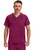 Healing Hands 360 Men's Steven Three Pocket V-Neck Scrub Top - Wine
