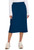 Cherokee Workwear Originals Ultra Women's Elastic Waist Cargo Scrub Skirt - Navy