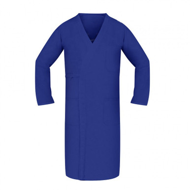 Red Kap Collarless Butcher Wrap - Navy - XL