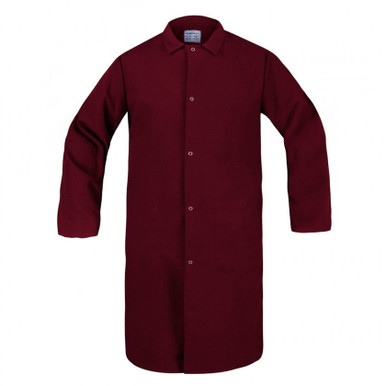 Butcher Frock, 3 Inside Pockets, Burgundy