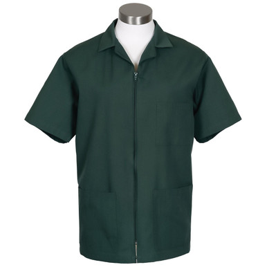 トップス kaval gather smock size free Fame K74 Zipper Front Smock, Hunter Green