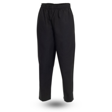 B35 Pinnacle Black Baggy Chef Pant|Wholesale Baggy Chef Pants