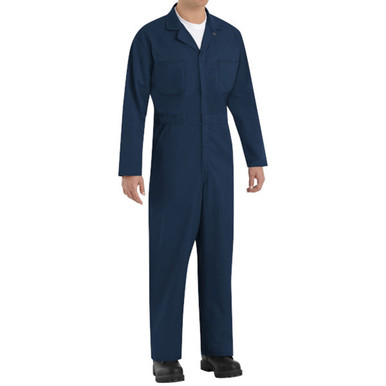 Red Kap CT10NV Twill Action Back Coveralls, Navy|Work Coveralls