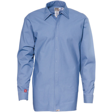 Flame Resistant Blue Work Shirts