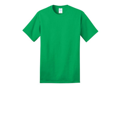 Wholesale Men's Core Cotton T-Shirt - Neon Green PC54, Case of 72