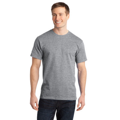 Wholesale Men's Heather Grey Plain T-Shirt