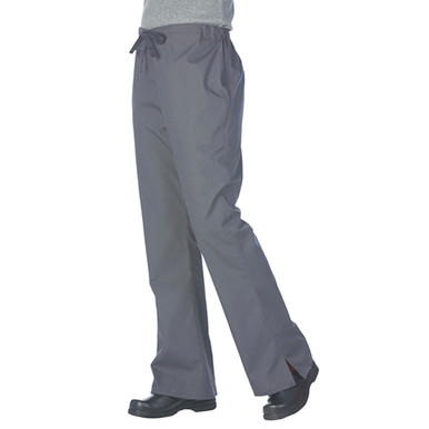 Womens Petite Scrub Pants, Pewter Gray