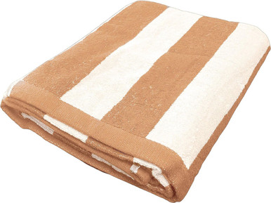 The Buckley Towel Wrap Duo in Cabana Stripe