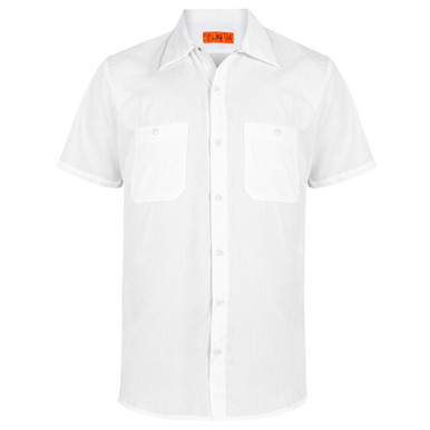 Übermensch SHORT-SLEEVE WHITE XL White Mens Short Sleeve Work Shirts