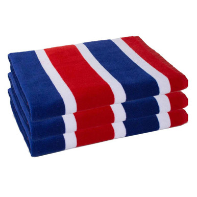 Red white and blue beach towels discount