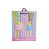 Happy Easter Chicks Pastel Gift Bag 12.5"