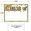 "Class Of" Grad Party Yard Sign 11.5" x 15.5" Graduation Decor