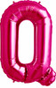 Jumbo Magenta Letter Balloons 34" Q