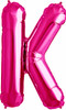 Jumbo Magenta Letter Balloons 34" K