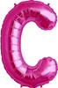 Jumbo Magenta Letter Balloons 34" C