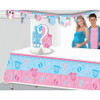 Pink & Blue Baby Gender Reveal Table Cover