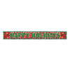 Metallic Fringe Holiday Banner