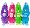 Cute hanging orangutan monkey plush with long arms