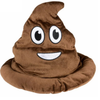 Emoticon Emotion Poop Hat with Soft Fabric and good for Text and Social Media Emoticons