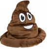 Emoticon Emotion Poop Hat with Soft Fabric and good for Text and Social Media Emoticons