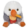 Seagull eating french fries stuffed animal