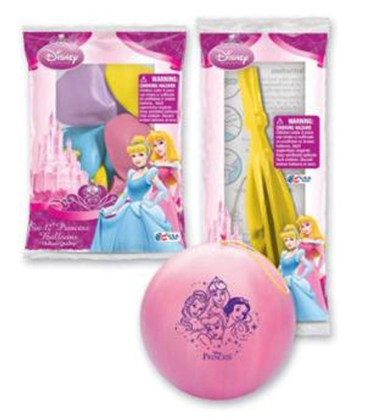 6pk Disney Princesses Latex Balloons