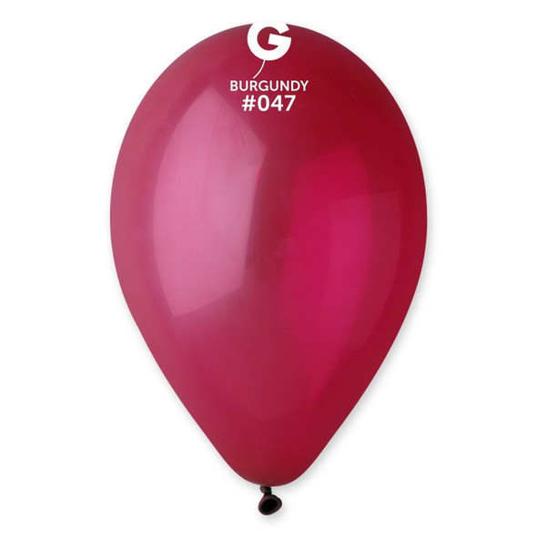 Burgundy Premium Quality Latex Balloon