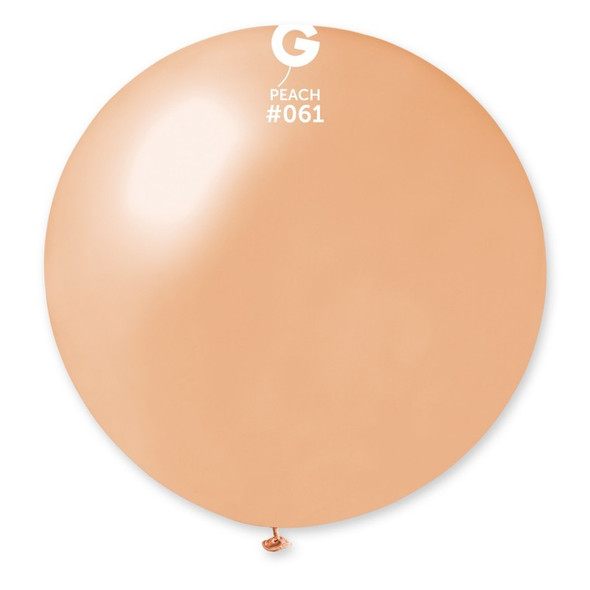 Large Metallic Peach Premium Quality Latex Balloon