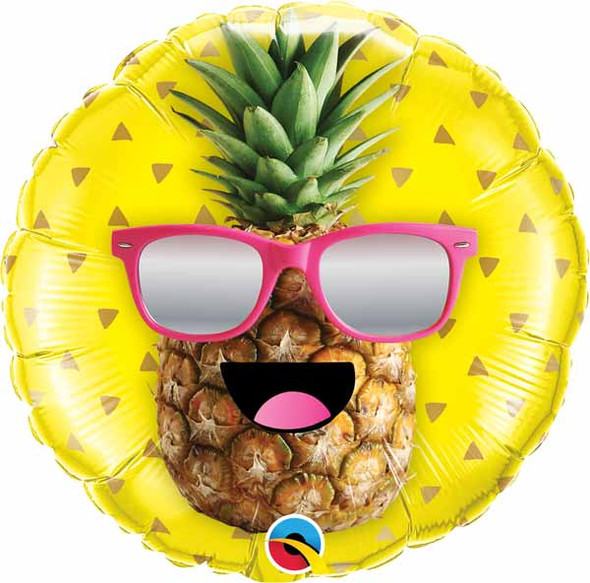 18" Mr. Cool Pineapple Balloon 18" Mr. Cool Pineapple Balloon