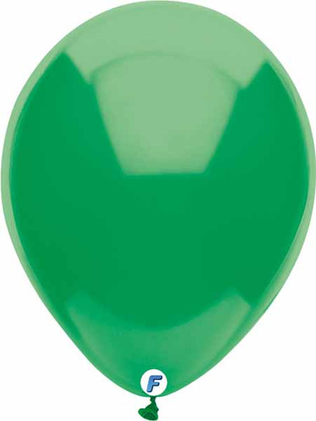 100 Pack Of 12" Green Balloons