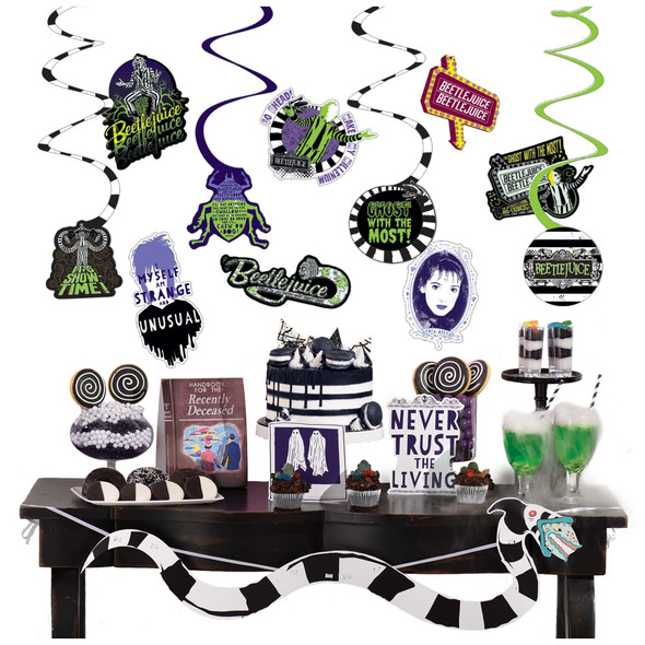 Beetlejuice Room Decorating Wall Decor Kit