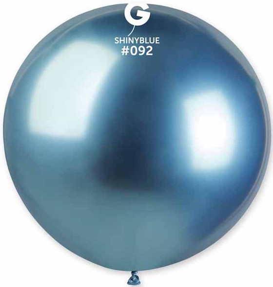 Gemar Prime Quality Latex Balloons 31" Shiny Blue 092