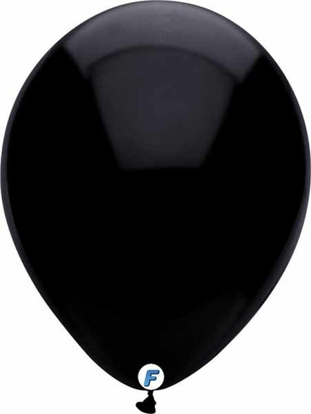 50 Pack Of 12" Black Balloons