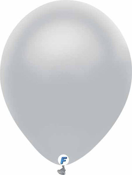 50 pack of 12" Silver Balloons