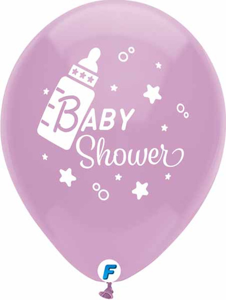 8pk Baby Shower Balloons Assorted Colors