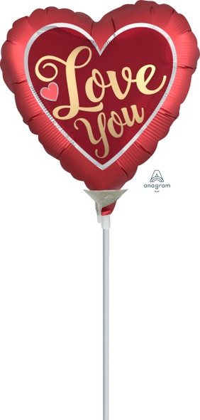 Love You Heart 9" Balloon