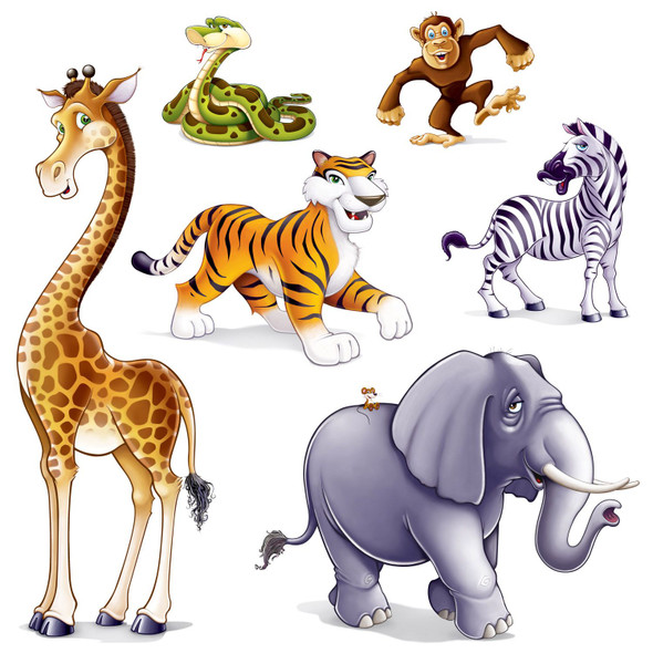 Jungle Animals Party Theme Wall Decor