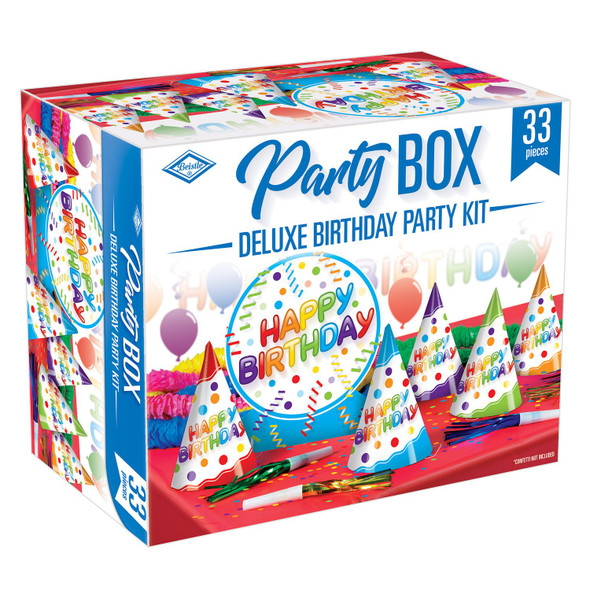Deluxe All-In-One Party Kit 33pcs