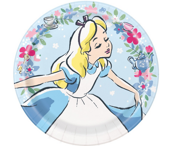 Alice In Wonderland Dinner Party Paper Plates
