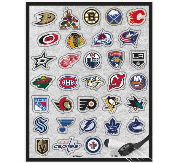 Sticker Sheets Hockey Teams