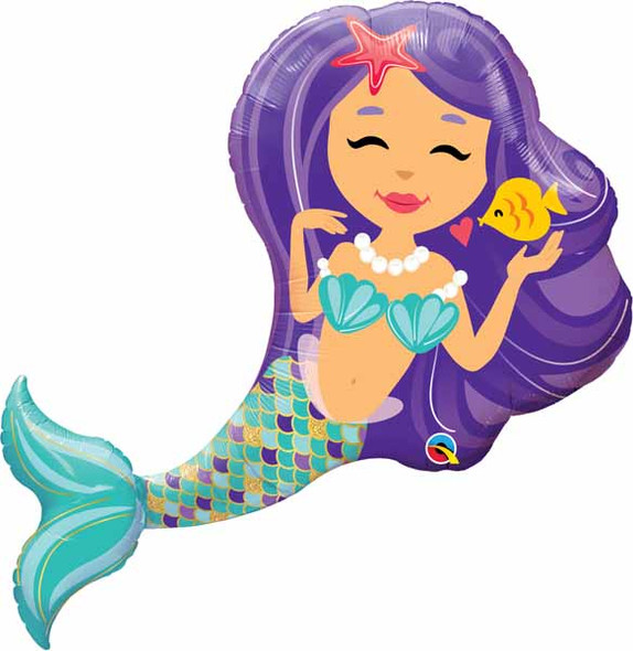 Enchanting Mermaid Foil Balloon Jumbo