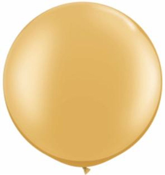 30" Gold Latex Balloon