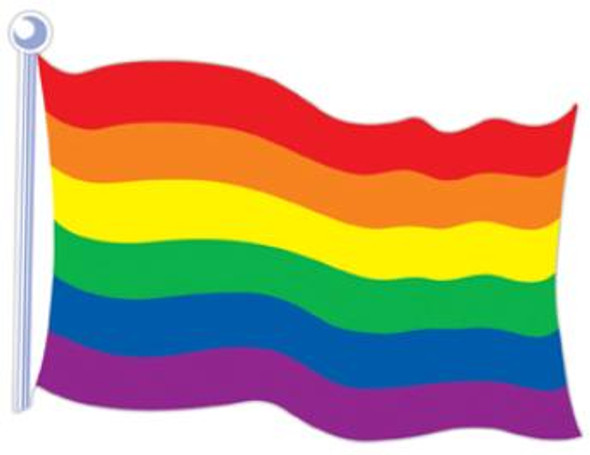 Rainbow Pride Flag Cardboard Cutout