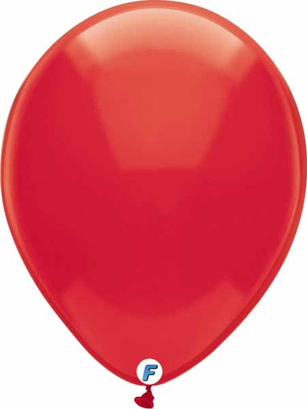 100 Pack Of 12" Crystal Red Balloons