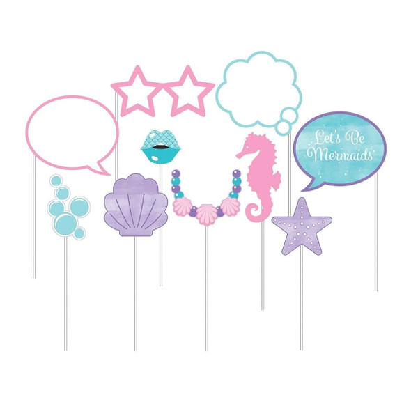Mermaid Shine Party Photobooth props