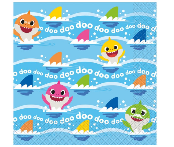 Baby Shark Large Party Napkins