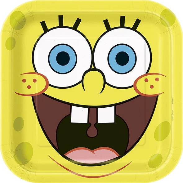 Spongebob squareface plates for party