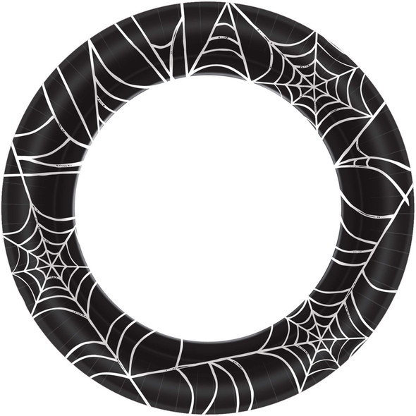 Spiderweb Halloween Paper Plates